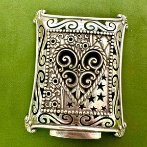 Brighton decorative silver plated nightlight plate cover